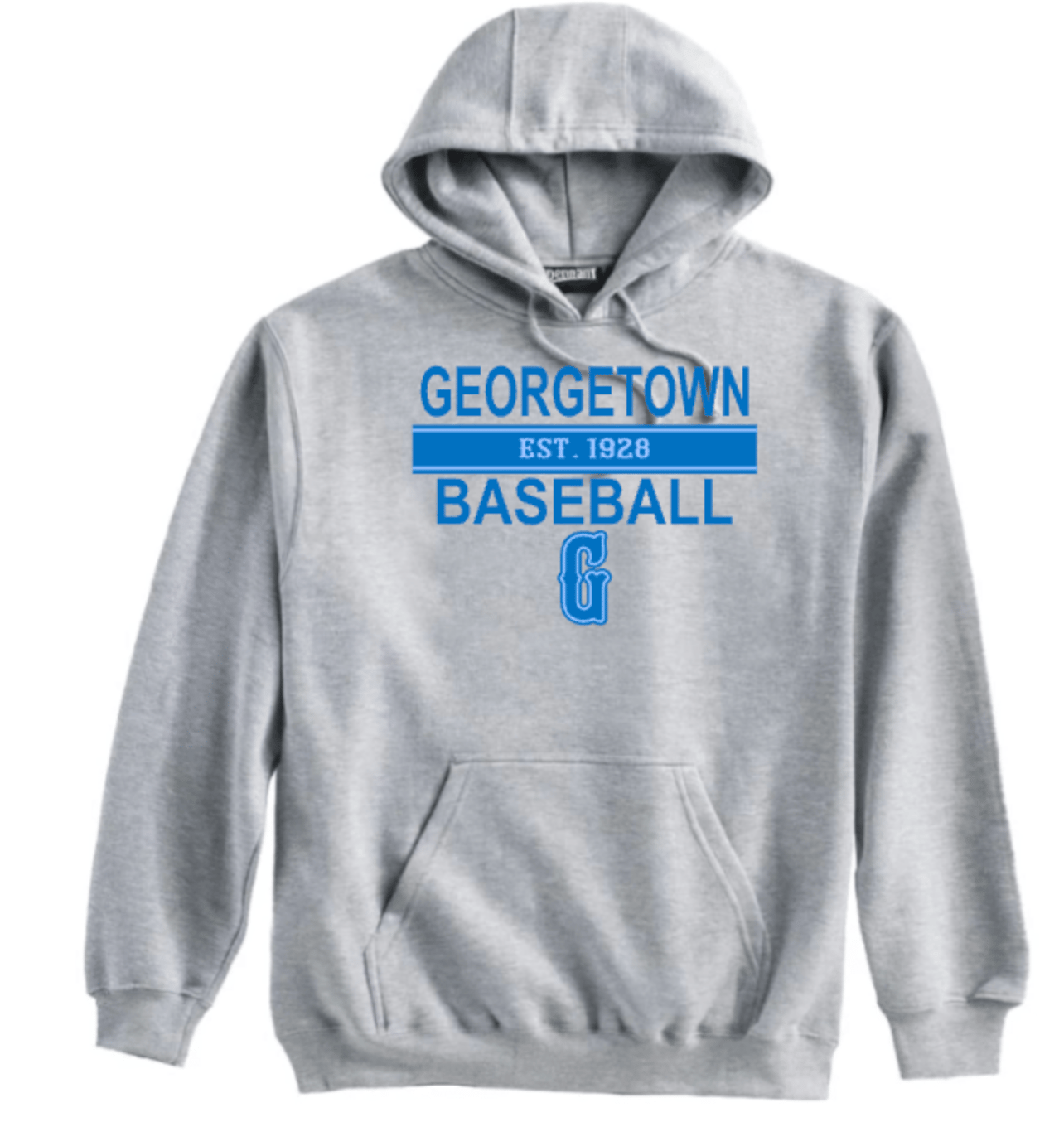 Image of Georgetown Baseball 2026 Practice Logo Hoodie