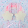 Shooting Star Headdress / Earmuffs: Pink Mix