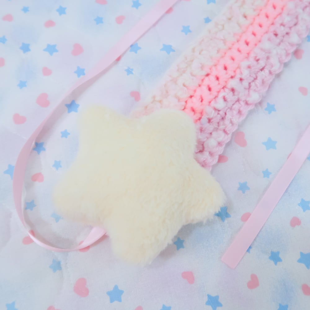 Shooting Star Headdress / Earmuffs: Pink Mix