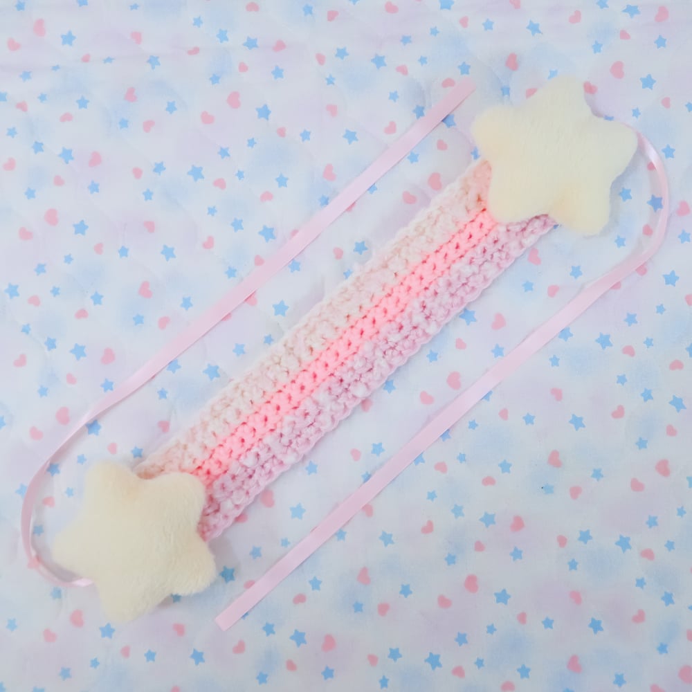 Shooting Star Headdress / Earmuffs: Pink Mix