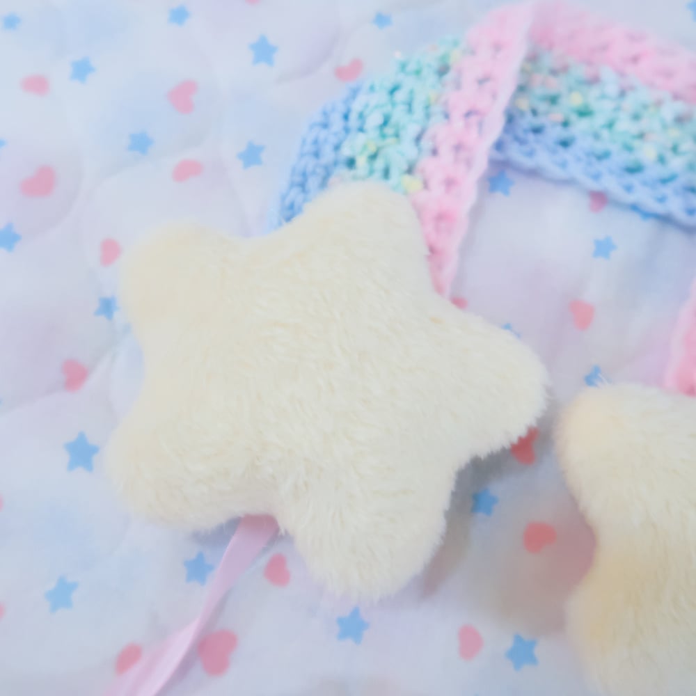 Shooting Star Headdress / Earmuffs: Pastel Mix