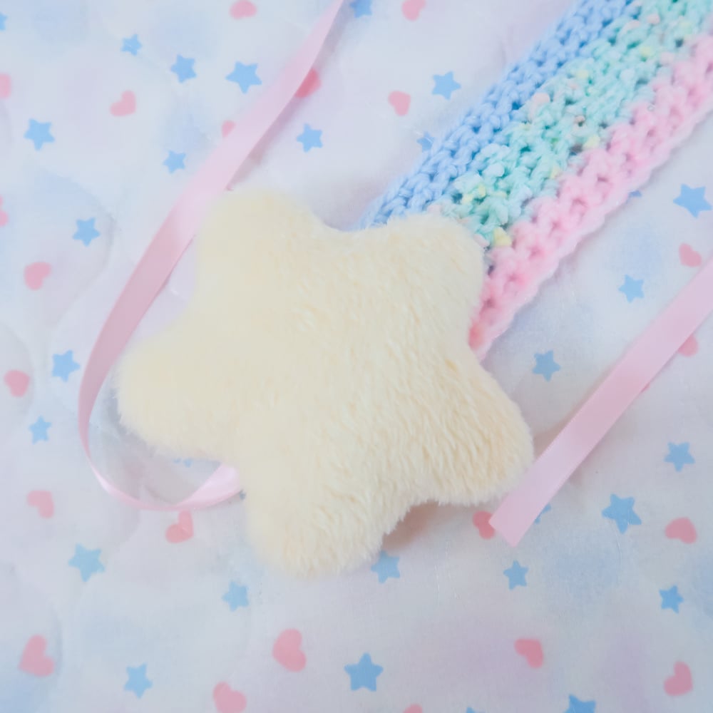 Shooting Star Headdress / Earmuffs: Pastel Mix