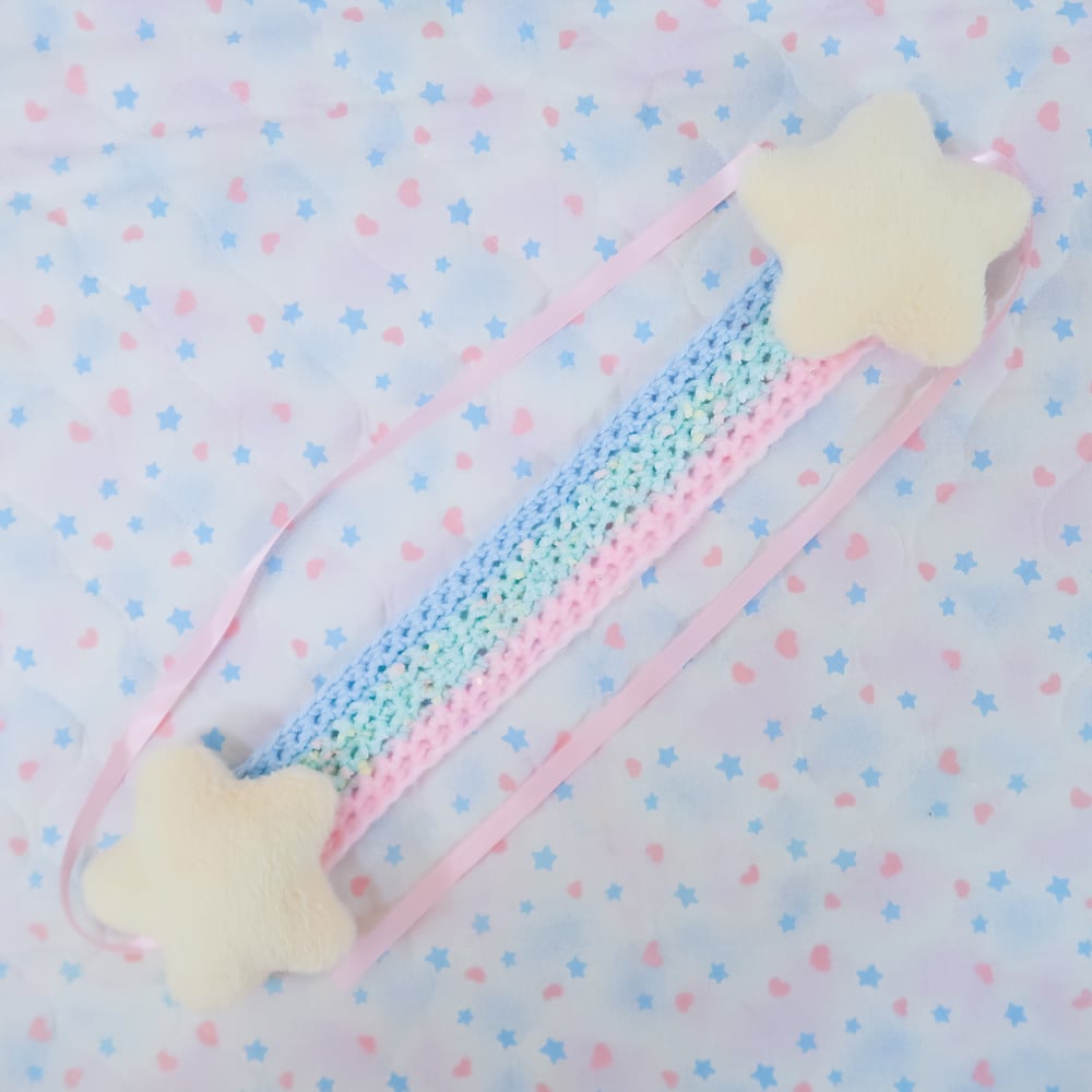 Shooting Star Headdress / Earmuffs: Pastel Mix