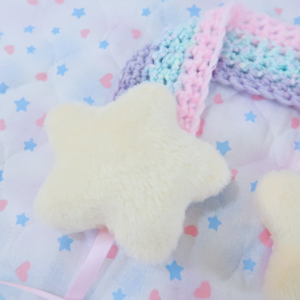 Shooting Star Headdress / Earmuffs: Pastel Mixx