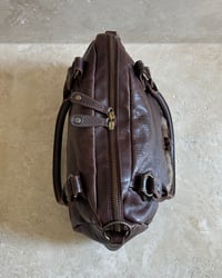 Image 6 of LEATHER FUR TRIM BAG