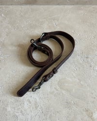 Image 9 of LEATHER FUR TRIM BAG