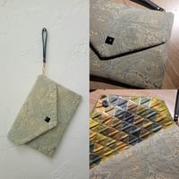 The Monica - Upcycled Clutch Purse