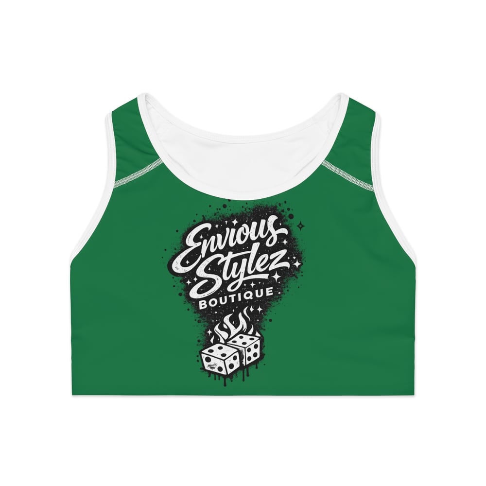 Image of Envious Stylez Boutique Sports Bra — 'Rare. Bold. Unforgettable.' Racerback Activewear