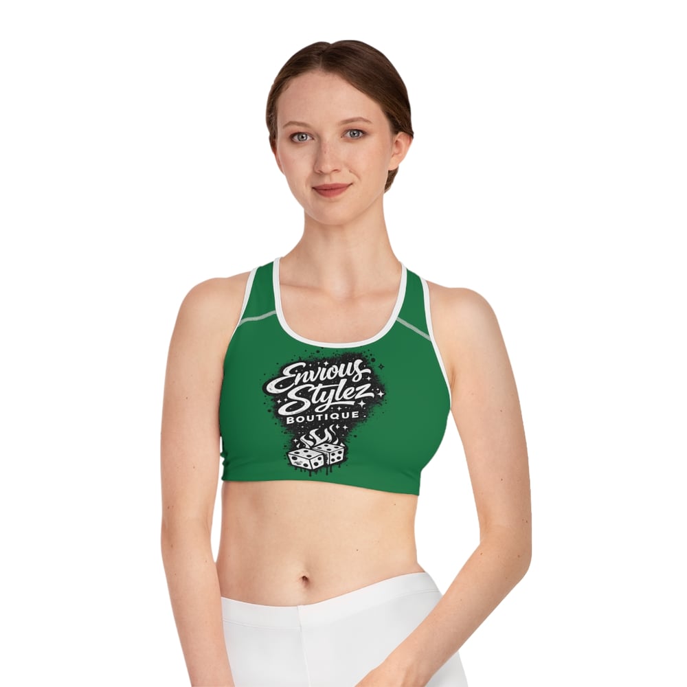 Image of Envious Stylez Boutique Sports Bra — 'Rare. Bold. Unforgettable.' Racerback Activewear