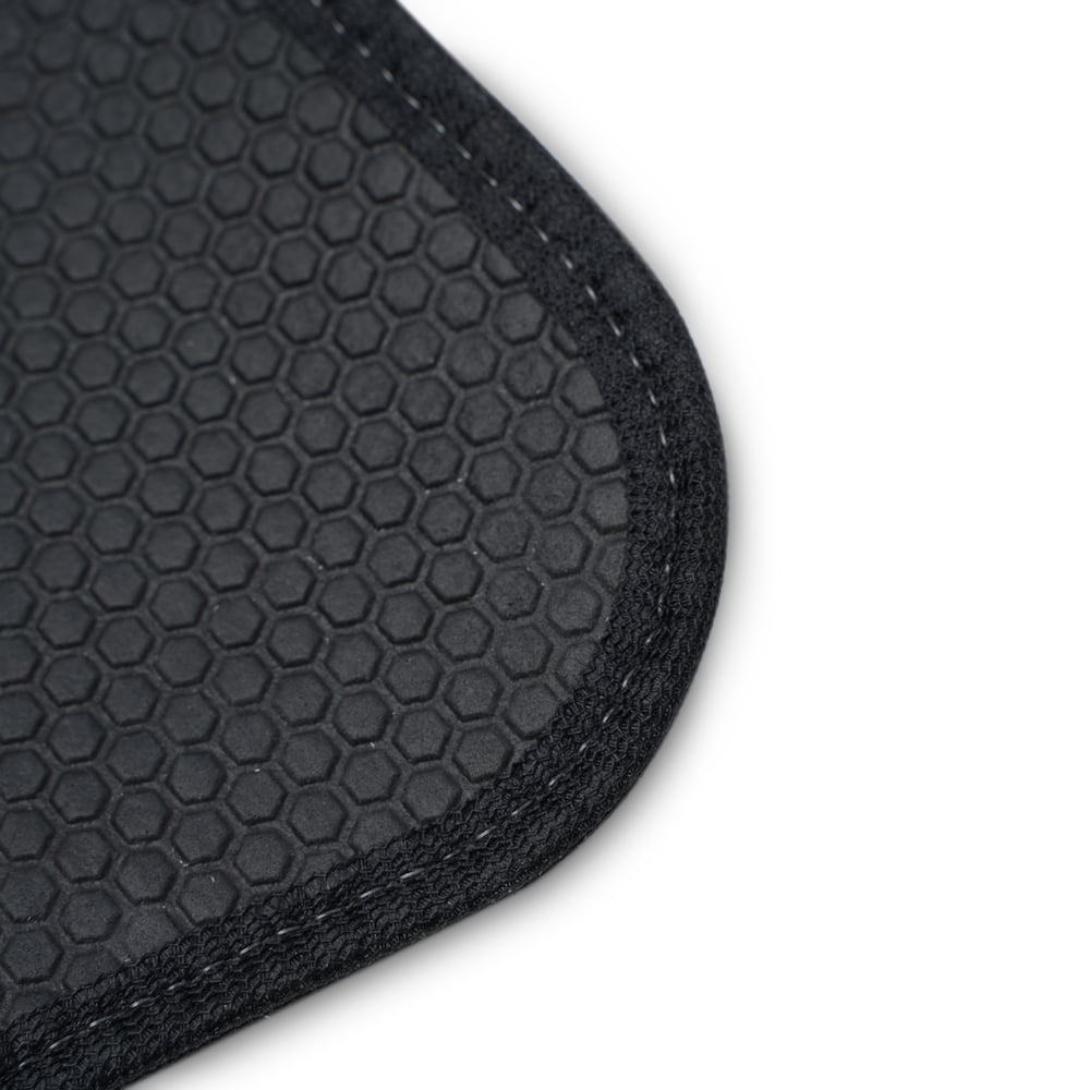Image of Car Floor Mat — "Rare. Bold. Unforgettable." Red Graphic