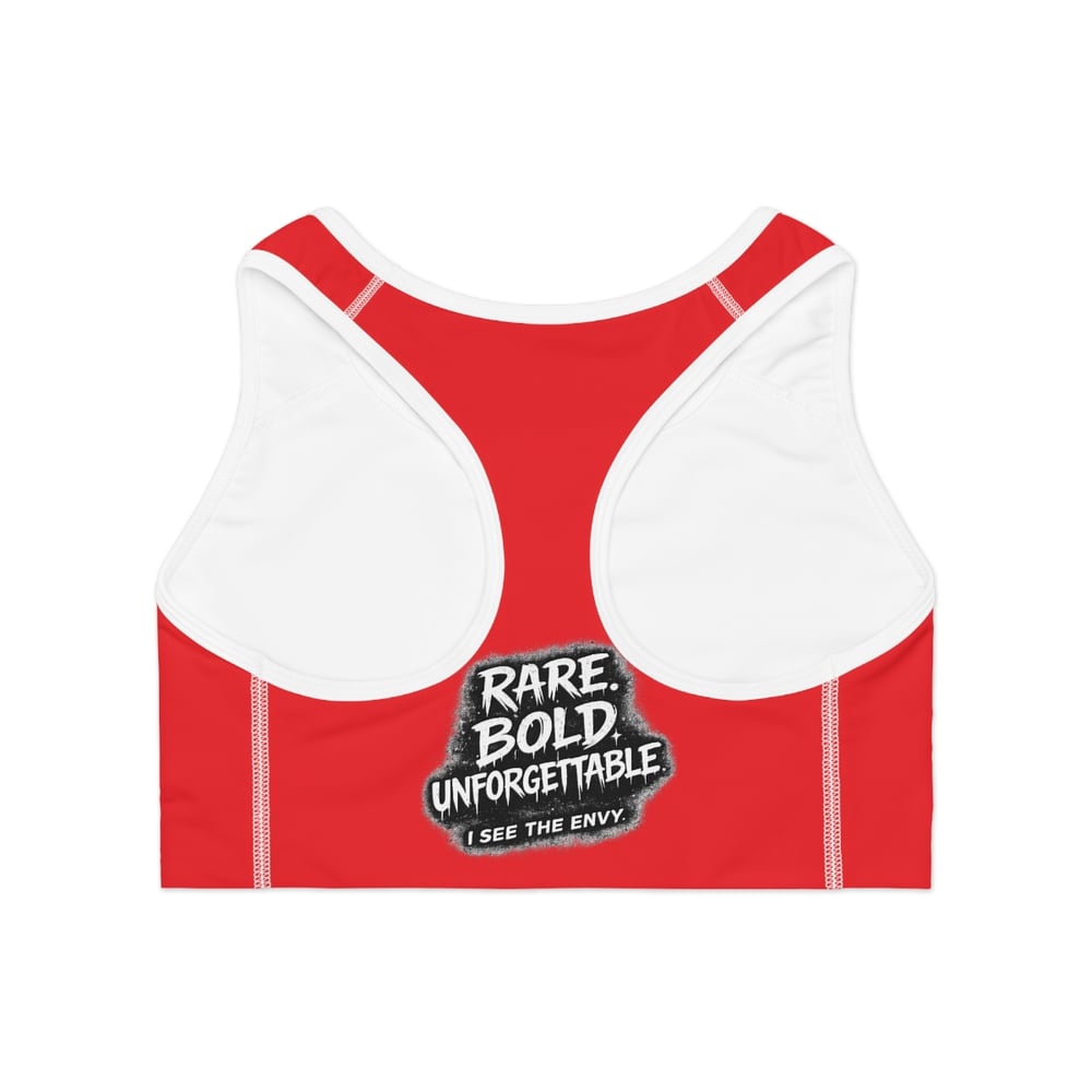 Image of Envious Stylez Boutique Sports Bra — Rare. Bold. Unforgettable. Graphic Activewear