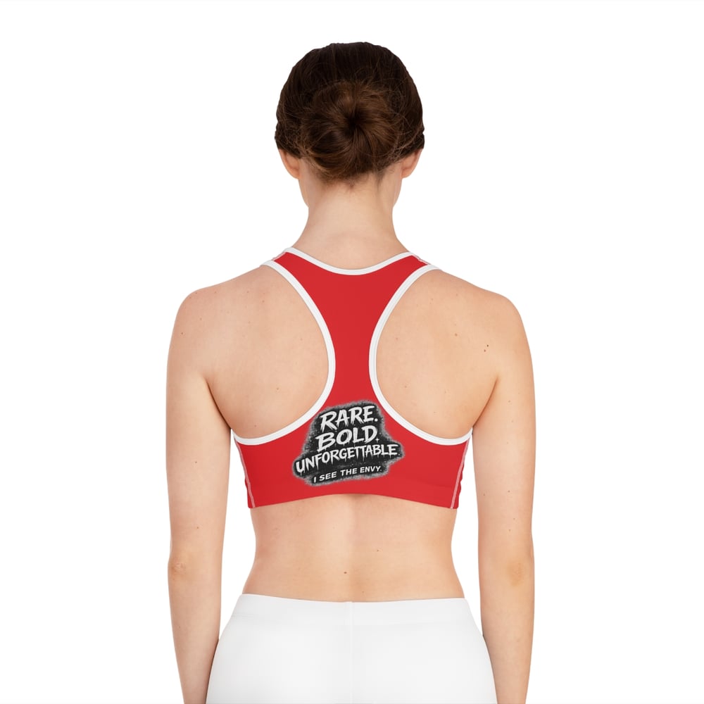 Image of Envious Stylez Boutique Sports Bra — Rare. Bold. Unforgettable. Graphic Activewear