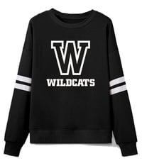 Knock Out W on 2 Striped Sleeve Sweatshirt 