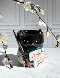 Image 1 of Samurai cat cup