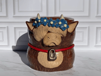 Image 1 of Highland Cow Planter