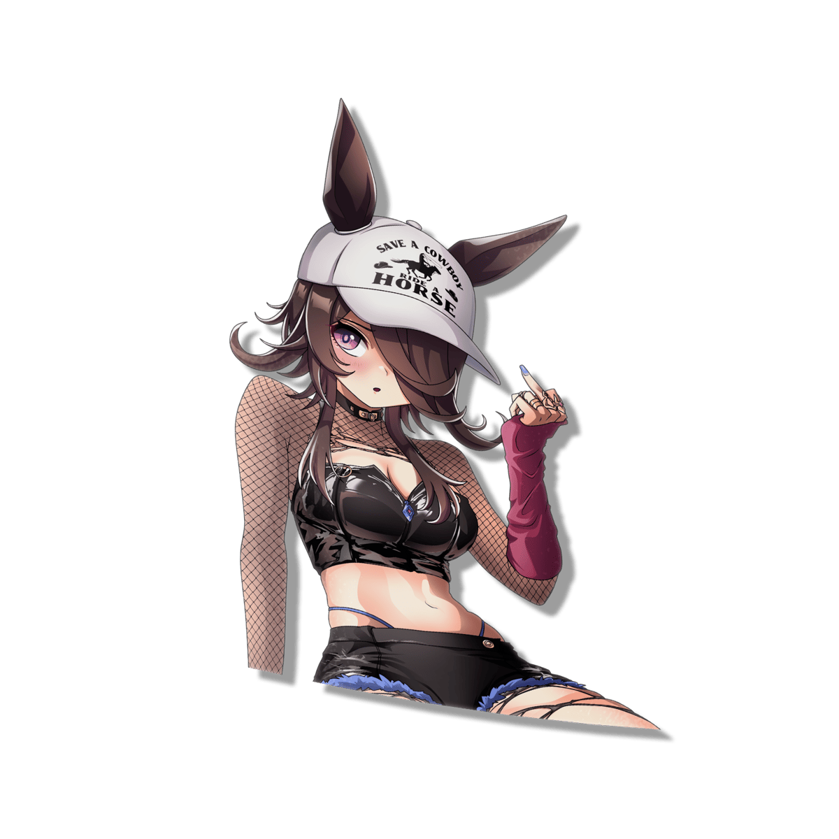 Image of Save A Cowboy, Ride A Horse Sticker