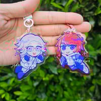 Image 3 of the hundred line defense academy ✨ epoxy acrylic charms