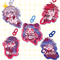 Image 2 of the hundred line defense academy ✨ epoxy acrylic charms