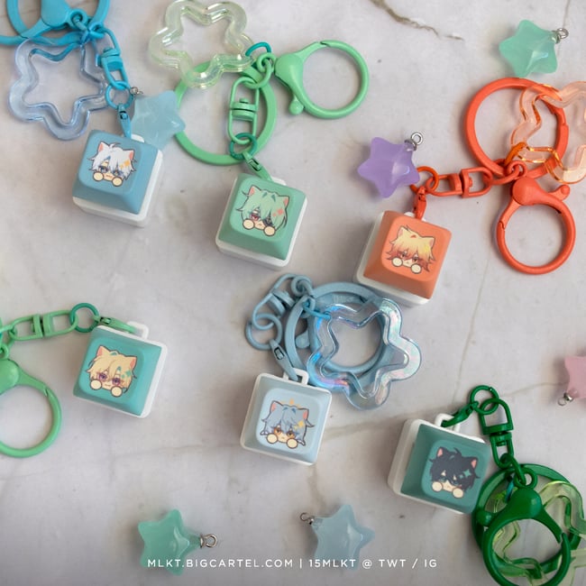 HSR ✧ Keycap Keychains