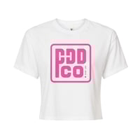 Image 1 of "Pink" Collection Company Swag Women's Cropped Tee