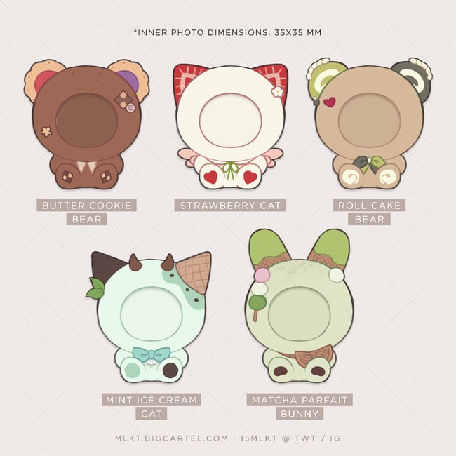 Mini Pookie Photo Holders