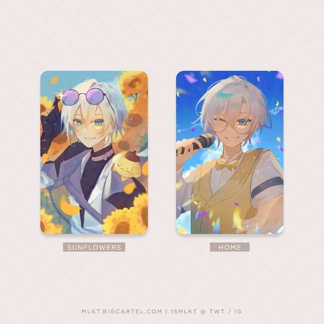 NIJIEN ✧ Kaelix Gold Foil Photocards