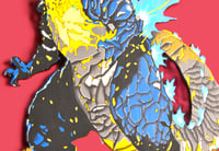 Image 9 of Godzilla 3D Hand Crafted Wooden Wall Hanging Artwork