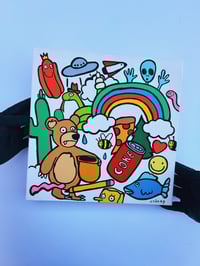 Image 3 of aliens are real ! i just can’t prove it (original painting)