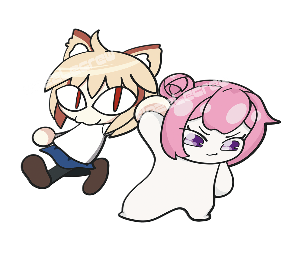 Image of (Pre-order) Neco-Arc x Doro Sticker