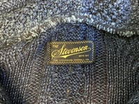 Image 3 of Stevenson Overall jeans HW1-IN indigo dyed fisherman sweater, size M (fits M/L)