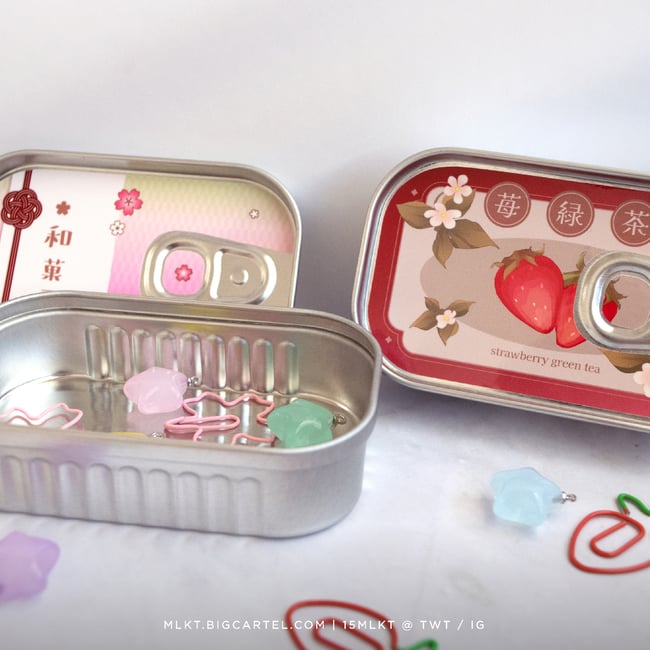 Trinket Tin Storage Case