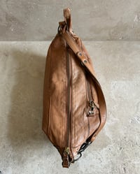 Image 7 of AGED TAN LEATHER BAG