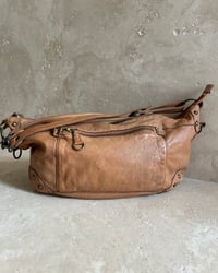 Image 5 of AGED TAN LEATHER BAG