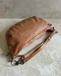 Image 4 of AGED TAN LEATHER BAG
