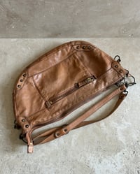 Image 10 of AGED TAN LEATHER BAG
