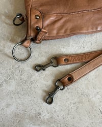 Image 12 of AGED TAN LEATHER BAG