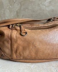 Image 6 of AGED TAN LEATHER BAG