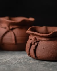 Image 3 of Drawsting Pouch Pot | Set of 3