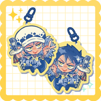 Image 1 of law onigashima ✨ epoxy acrylic charm