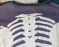 Image 4 of Kapital Kountry two tone skeleton crewneck sweater (fits M/L)