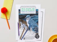 Image 5 of Native Birds of NZ colouring book