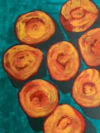 Peaches Original Painting