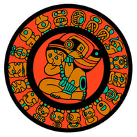 Image 1 of Mayan Calendar, Large 3" water bottle, laptop, bumper sticker