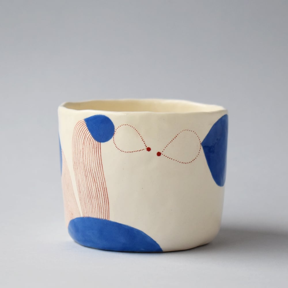 Image of Blue Plant Cup