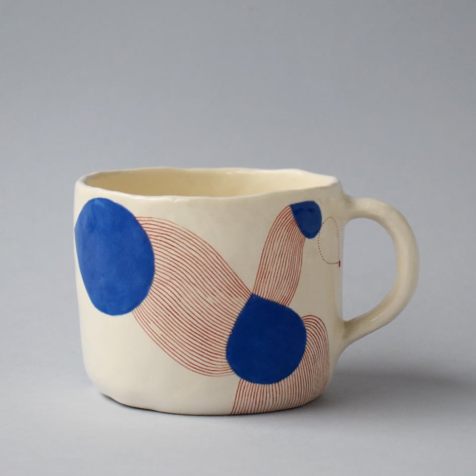 Image of Blue Plant Cup