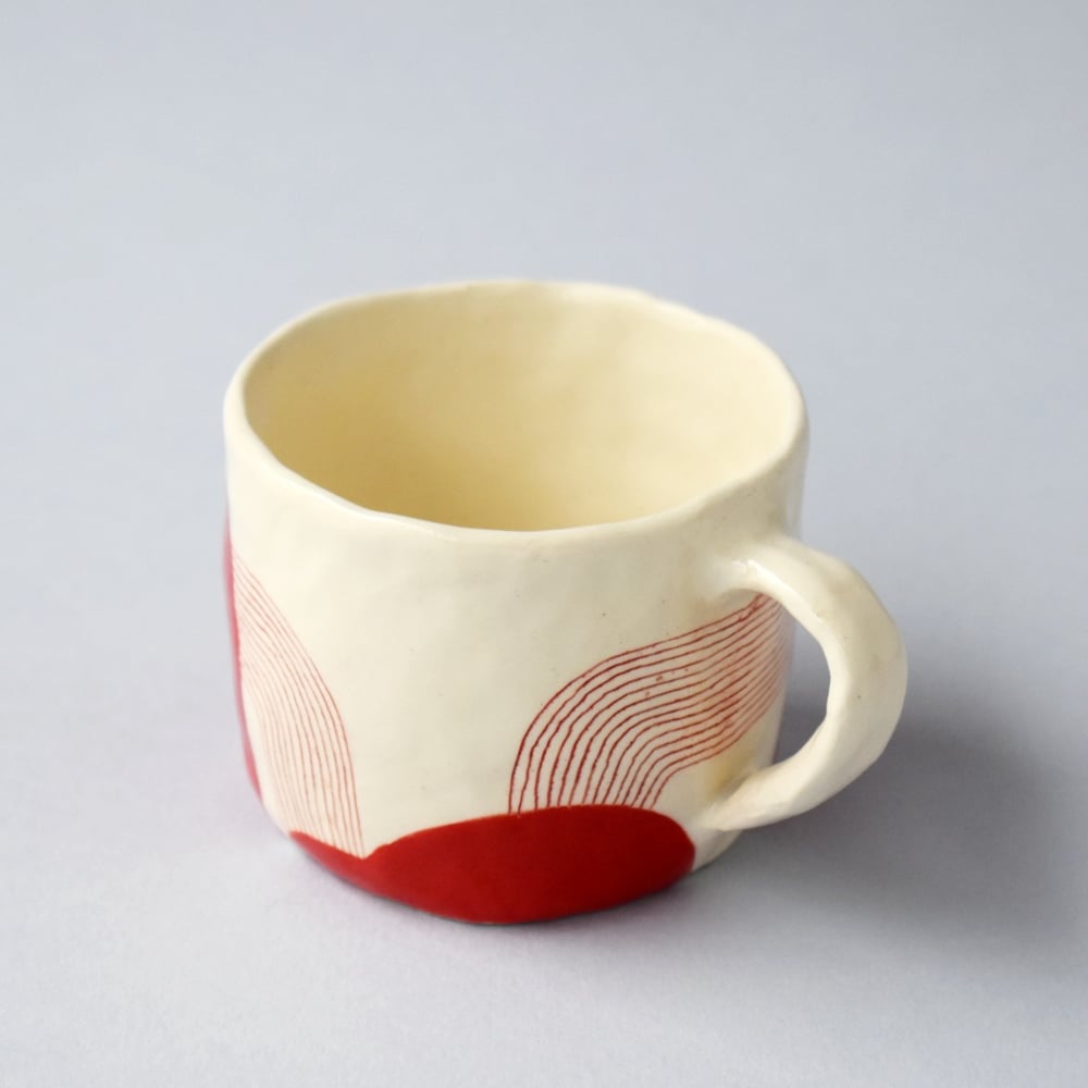 Image of Red Double Espresso Cup