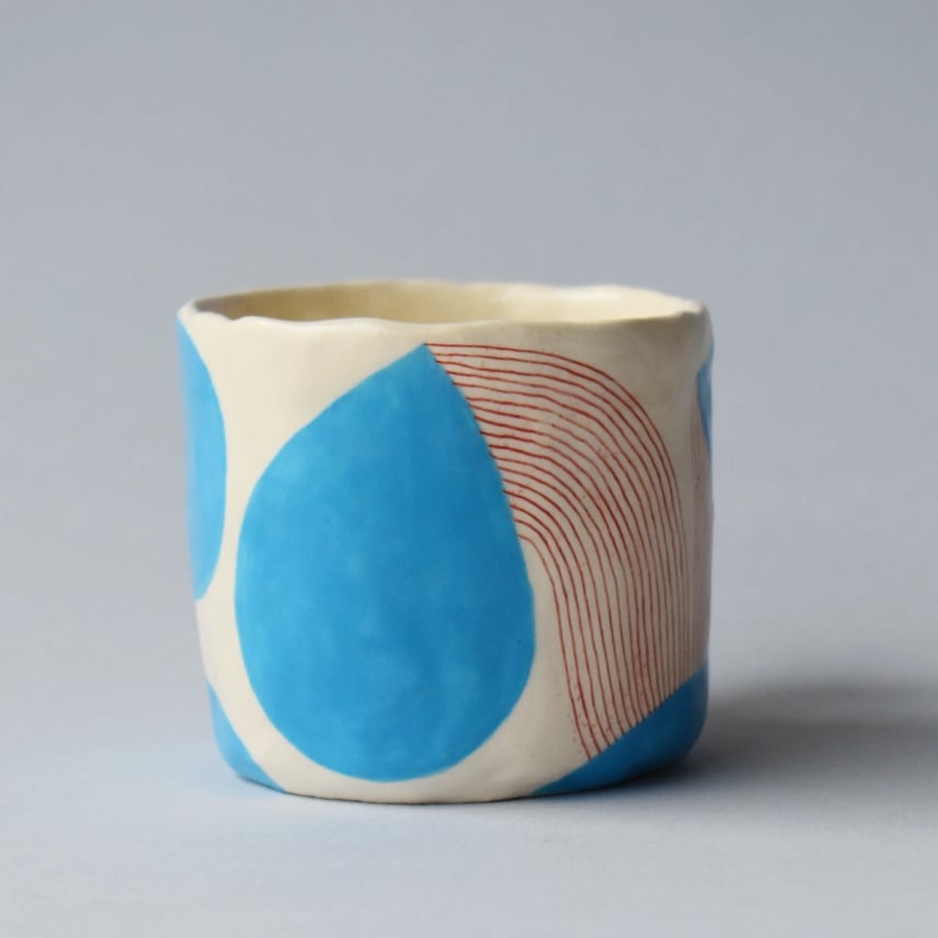 Image of Blue Plant Double Espresso Cup