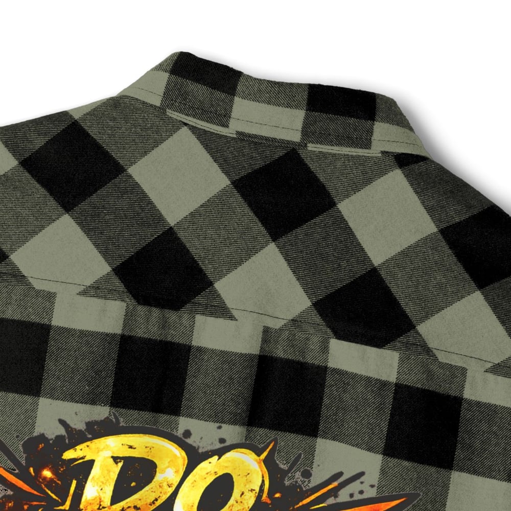 Image of Do You Need That? Plaid Flannel Shirt — Graphic Lumberjack Shirt