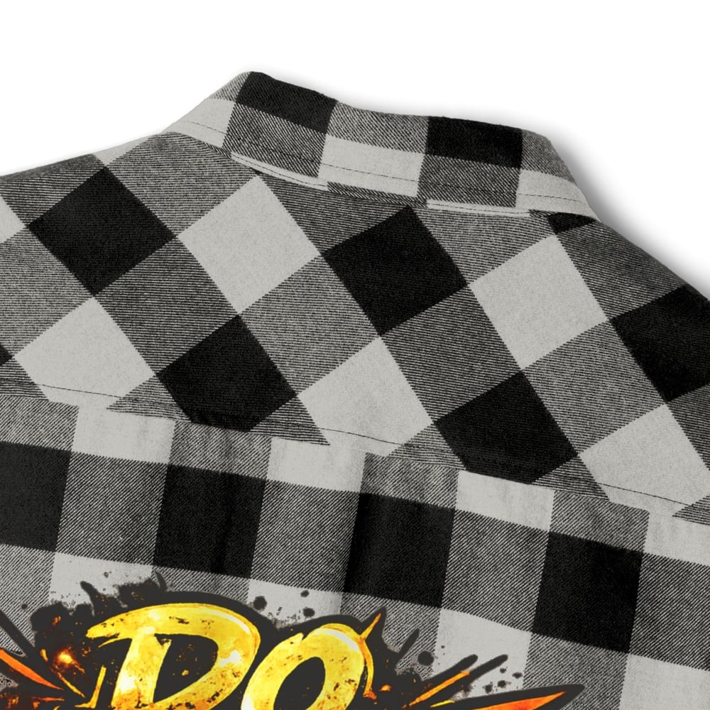 Image of Do You Need That? Plaid Flannel Shirt — Graphic Lumberjack Shirt