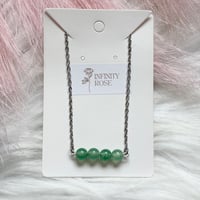Image 1 of Malaysian Jade Gemstone Necklace